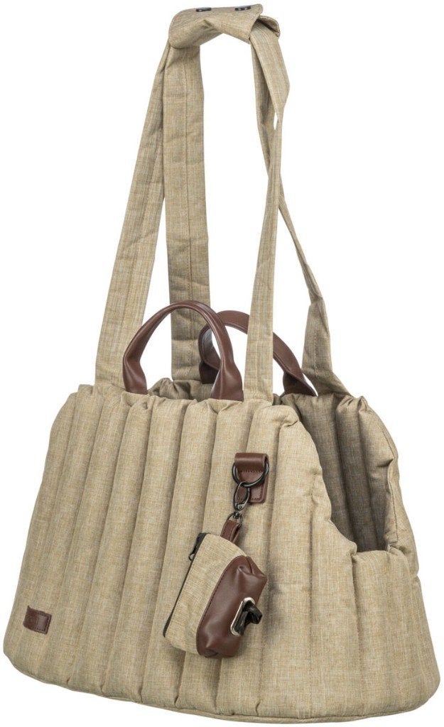 Hondentas Sophie olijf groen met poepzakhouder nu € 39,95, Dieren en Toebehoren, Trixie, Draagtas/-zak, ., Ophalen of Verzenden