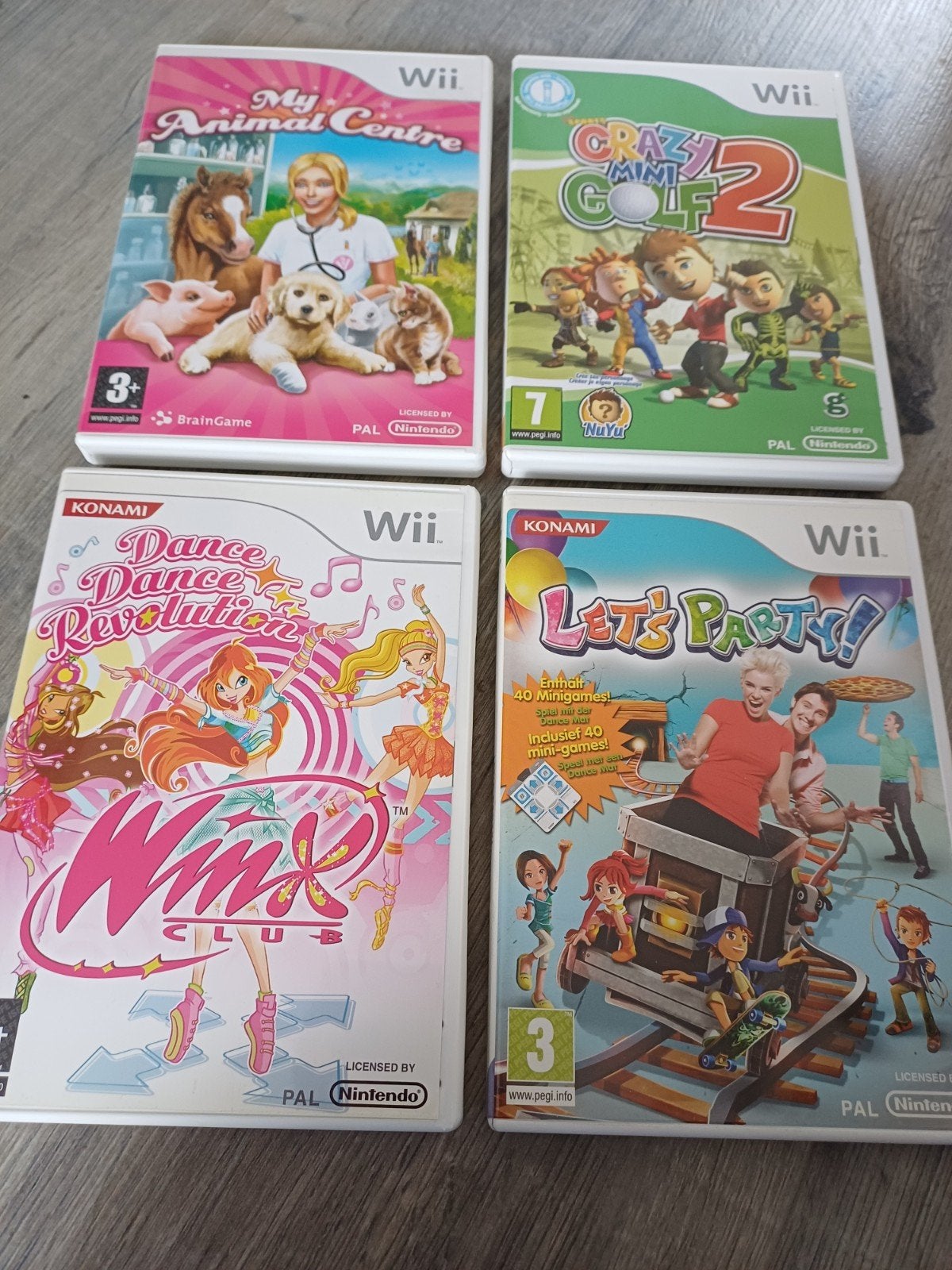 wii spellen versch 3v10e, 1 speler, Ophalen, Vanaf 3 jaar
