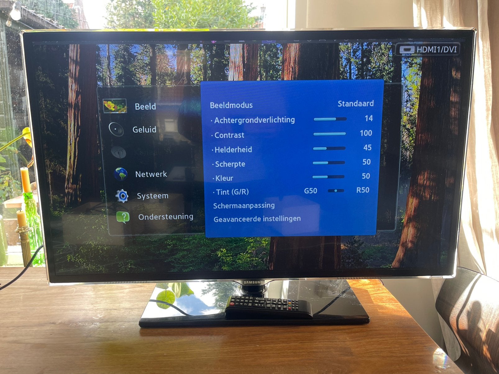 Samsung HD televisie 37” - 94 cm, Ophalen, LCD, 80 tot 100 cm, Zo goed als nieuw