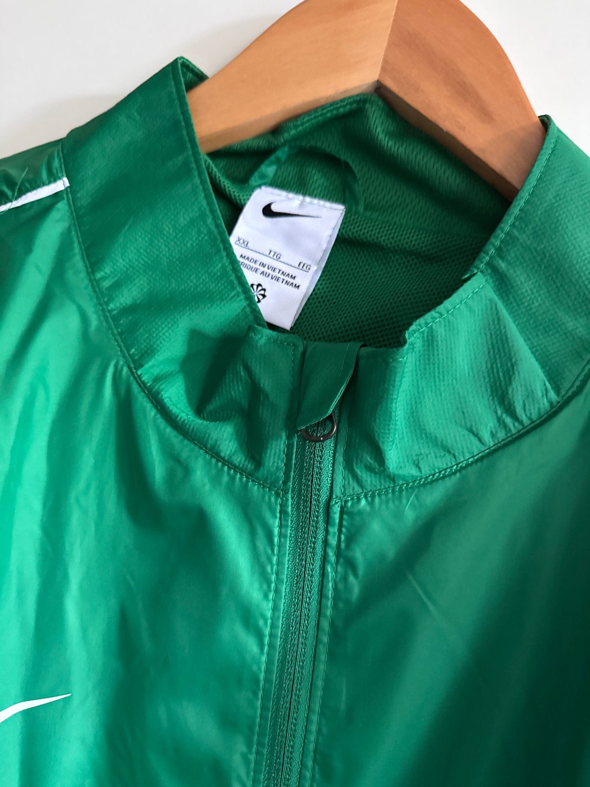 Nike Sportjack Groen - Maat XXL, Kleding | Heren, Jassen | Zomer, Ophalen of Verzenden, Zo goed als nieuw, Overige maten, Groen