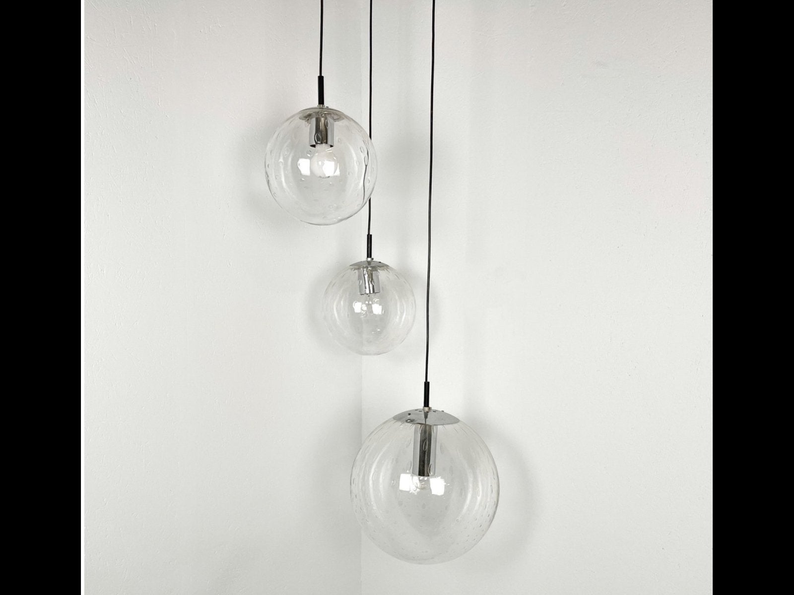Raak Teardrop Compositie Hanglamp Amsterdam Vintage, Huis en Inrichting, Ophalen, Gebruikt, Glas, E27 (groot)