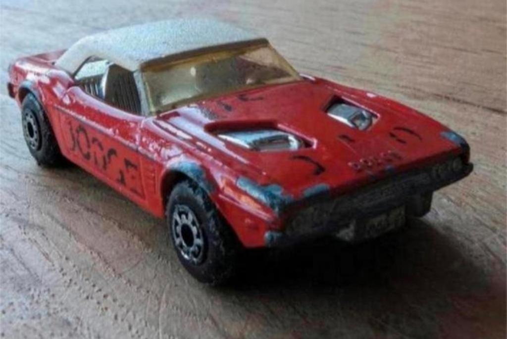 Matchbox Dodge Challenger nr. 1 – 1975 – Made in England, Hobby en Vrije tijd, Modelauto's | Overige schalen, Gebruikt, Auto, Ophalen of Verzenden