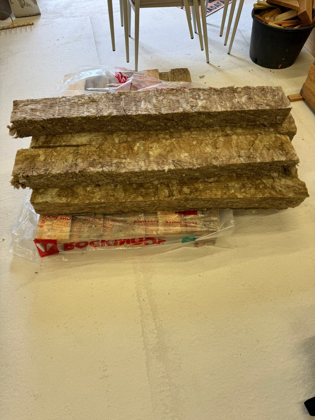 Rockwool 100mm, 1 hele plaat + rest, Ophalen, Steenwol, Zo goed als nieuw, Minder dan 5 m²