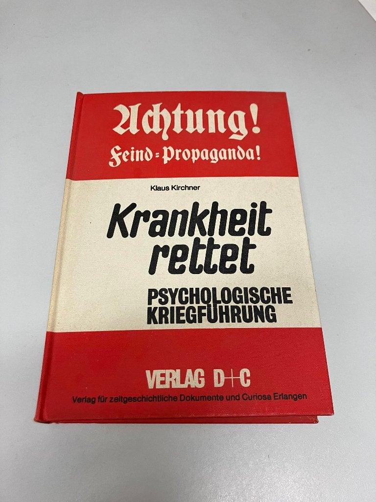 Achtung Feind is propaganda Krankheit rettet, Ophalen of Verzenden, Tweede Wereldoorlog, Gelezen, Algemeen
