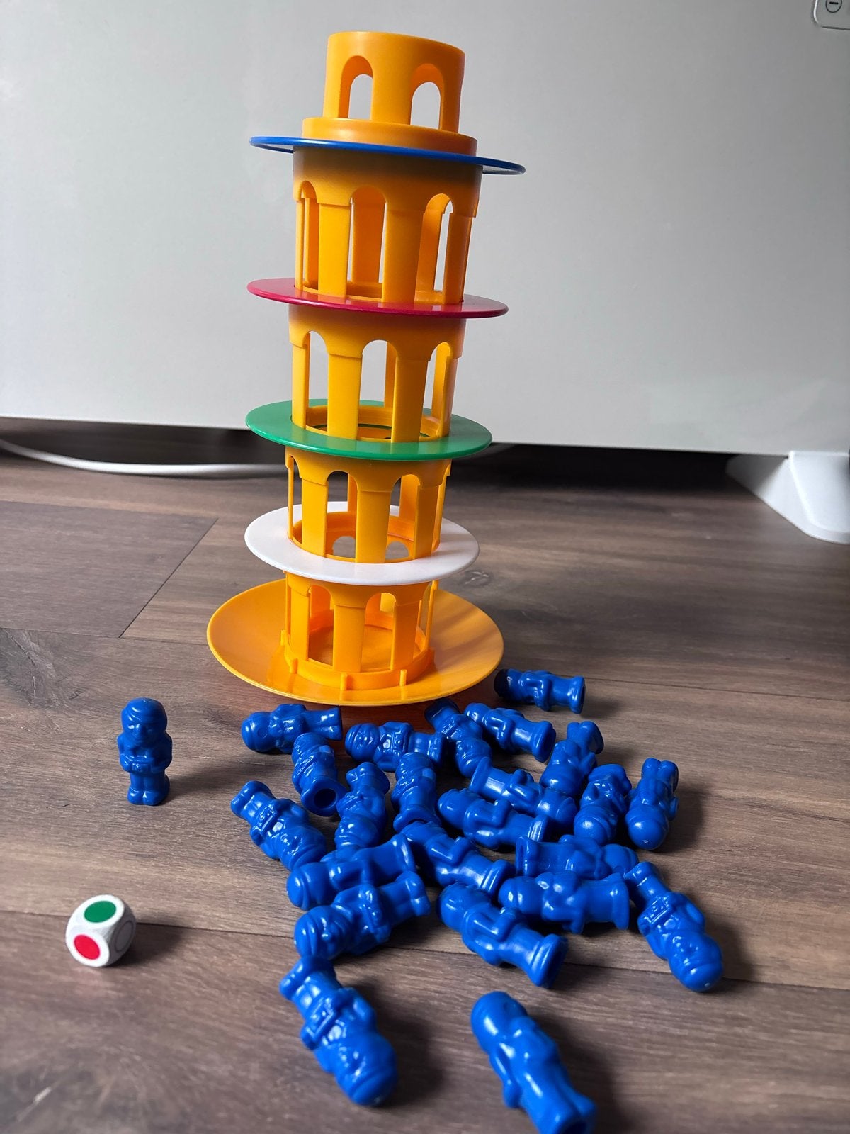 Pisa Toren Spel van Jumbo - Laat de toeristen niet vallen!, Drie of vier spelers, Ophalen of Verzenden, Zo goed als nieuw