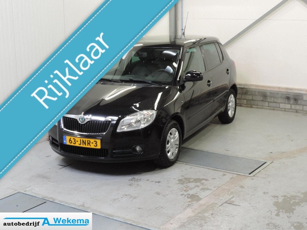 Skoda Fabia 1.4-16V Ambition, Auto's, Skoda, Voorwielaandrijving, 4 cilinders, Zwart, Handgeschakeld