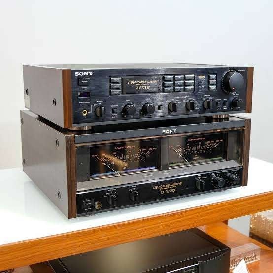Gevraagd: Sony TA-E77ESD en TA-N77ES voor en eindversterker, Ophalen, Gebruikt, Sony, 120 watt of meer