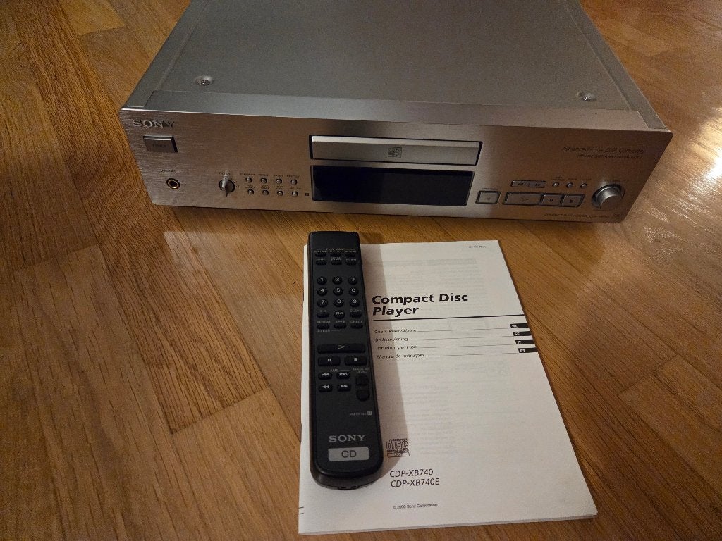 Sony CDP-XB740 QS CD-Speler met RM-DX740 Afstandsbediening, Ophalen, Gebruikt, Sony