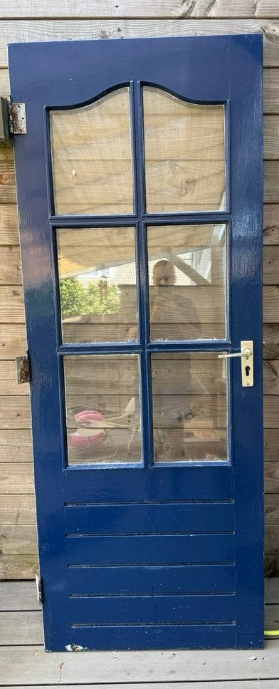achterdeur, Doe-het-zelf en Verbouw, Deuren en Horren, Ophalen, Gebruikt, 80 tot 100 cm, Buitendeur