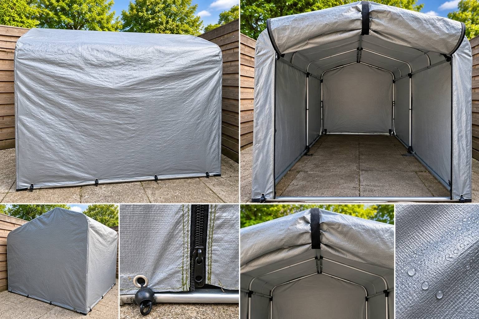 Stevige Tent/Schuurtje/Berging - 240x160x170 cm, Ophalen of Verzenden, Gebruikt, Overige materialen, Overige typen