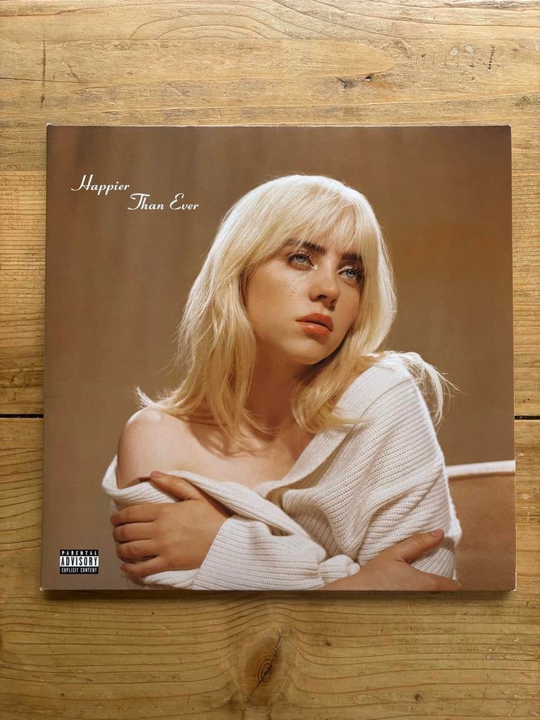 Billie Eilish - Happier Than Ever - Vinyl LP (Zo goed als ni, Ophalen of Verzenden, Zo goed als nieuw, 12 inch