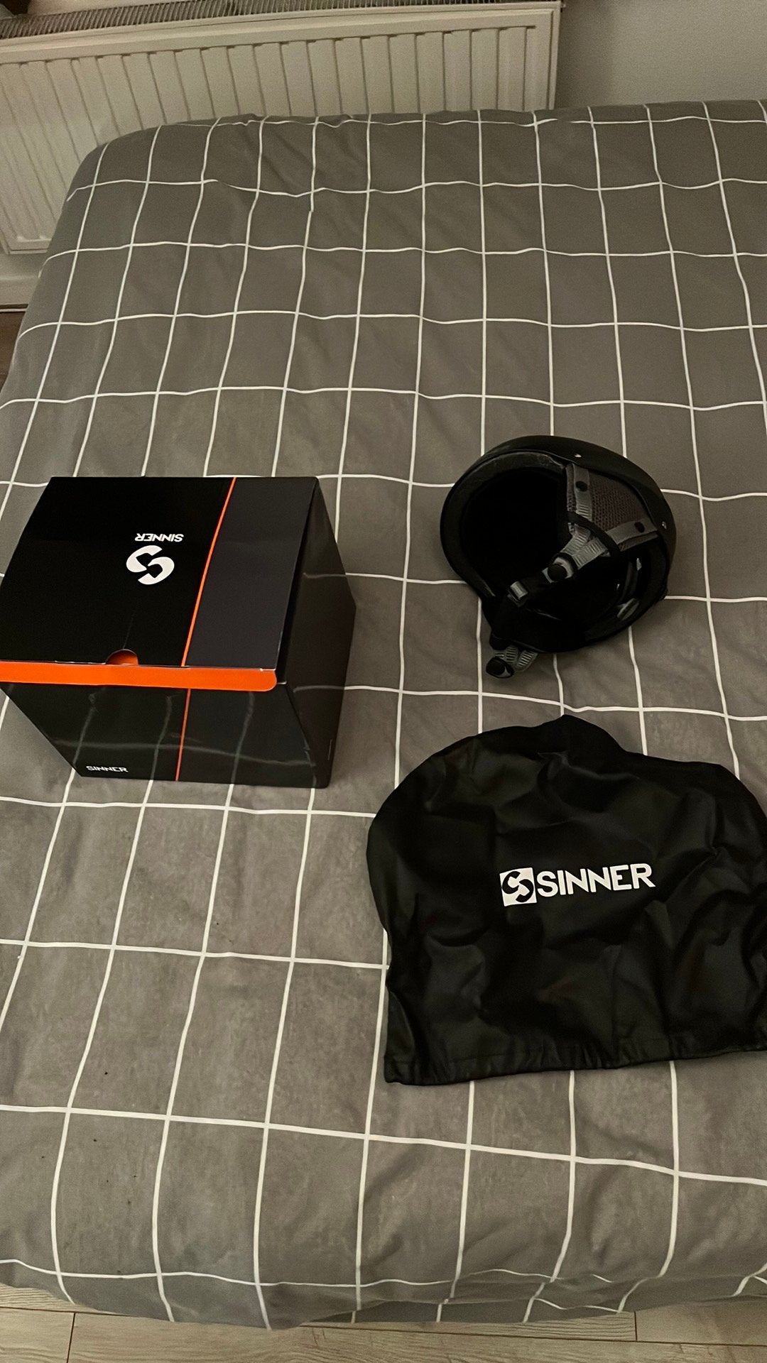 Sinner skihelm maat xs kleur zwart, Overige typen, Zo goed als nieuw, Skiën, Minder dan 100 cm