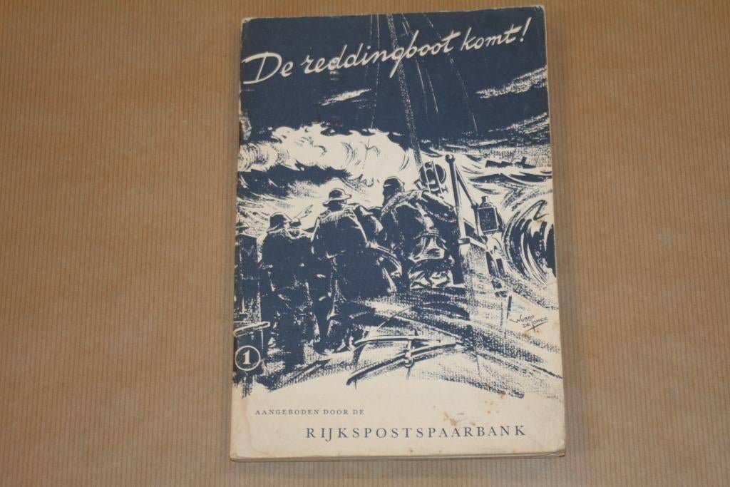 Boek - De reddingboot komt! [compleet plaatjesalbum 1951], Verzamelen, Scheepvaart, N.v.t., N.v.t., Nieuw, Ophalen of Verzenden
