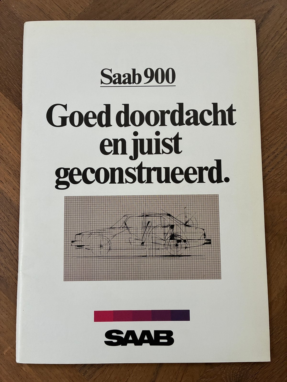 Saab 900 brochure modeljaar 1982, Verzenden, Zo goed als nieuw, Overige merken