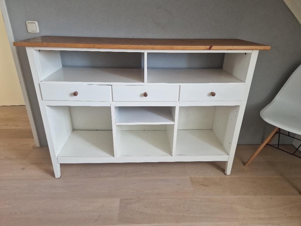 Dressoir kast / vintage kast, Ophalen, Met plank(en), Gebruikt, 100 tot 150 cm