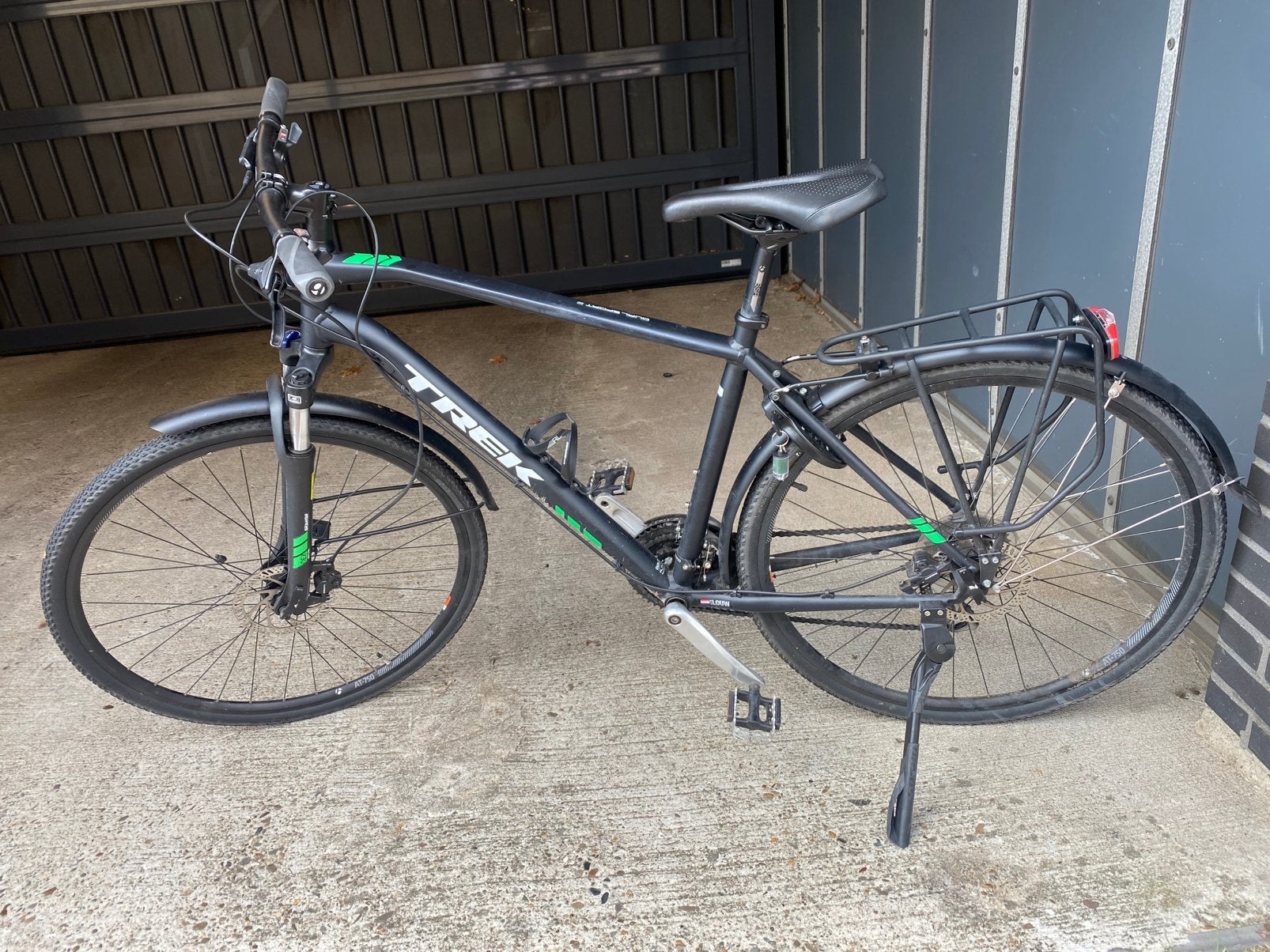 Trek Dual sport2 frame L, lengte 175-185 cm, weinig gebruikt, Fietsen en Brommers, 28 inch, Gebruikt, Vering, Velgrem