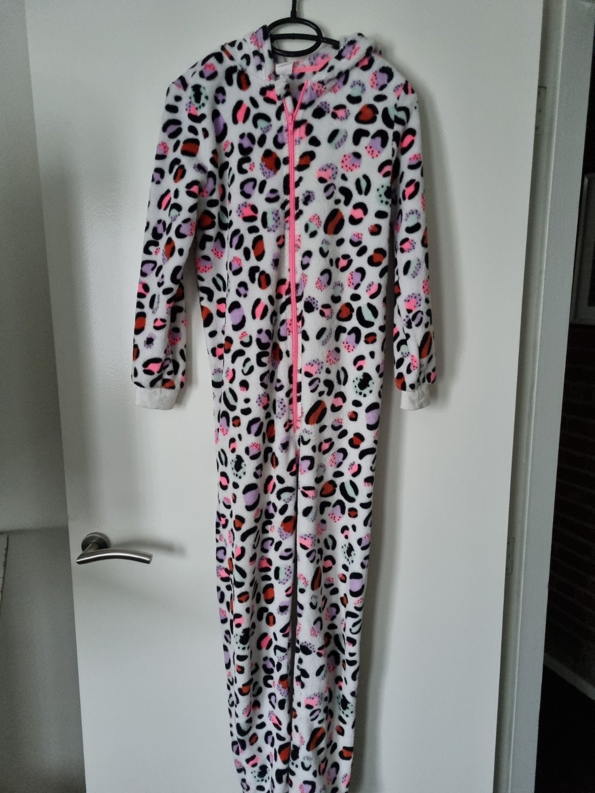 Onesie met capuchon, Nacht- of Onderkleding, Gebruikt, Meisje, Ophalen of Verzenden