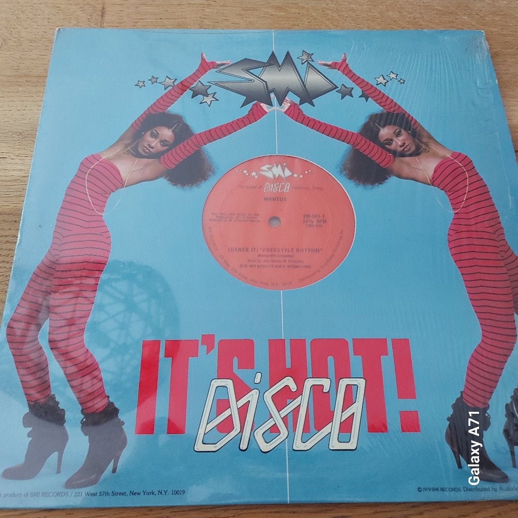 12 inch Maxisingel Mantus - (Dance It) Freestyle Rhythm, Gebruikt, Disco, 12 inch, Beschermende buitenhoes