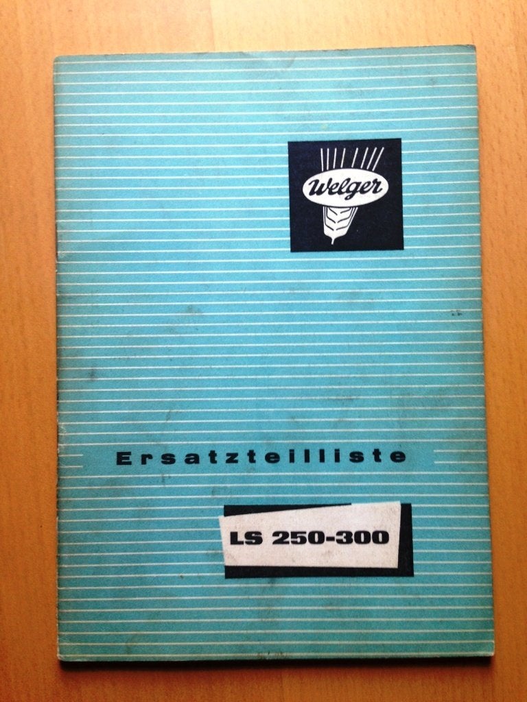 Onderdelenboek Welger LS250 - 300 mestverspreider, Ophalen of Verzenden, Gelezen, Tractor en Landbouw