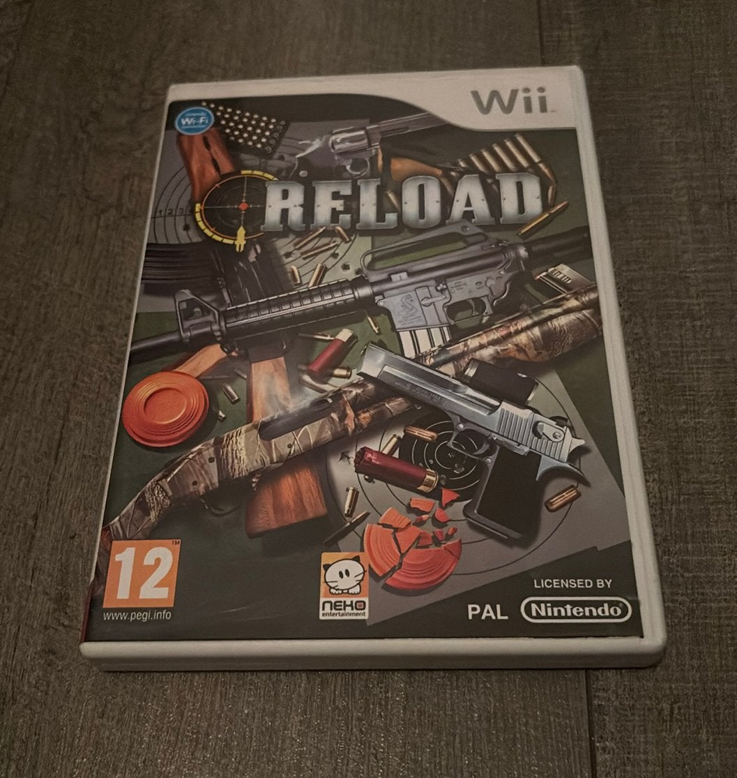Reload zeer goede staat krasvrij en compleet met handleiding, Spelcomputers en Games, Games | Nintendo Wii, Shooter, Eén computer