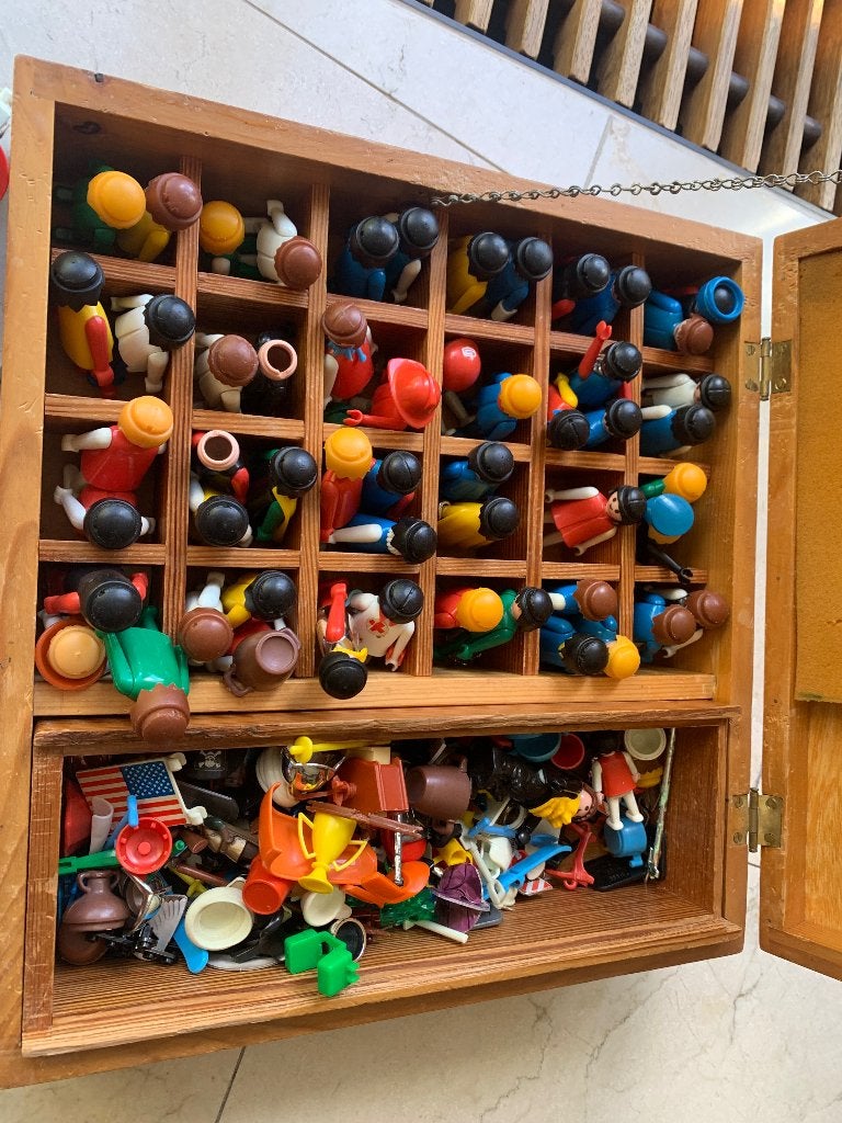 Playmobil poppetjes met accessoires, Ophalen, Gebruikt, Losse onderdelen, Figuren