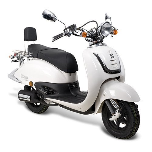 AGM Retro Scooter - Wit, Bouwjaar 2015, Fietsen en Brommers, Ophalen, Zo goed als nieuw, Overige typen, Overige merken