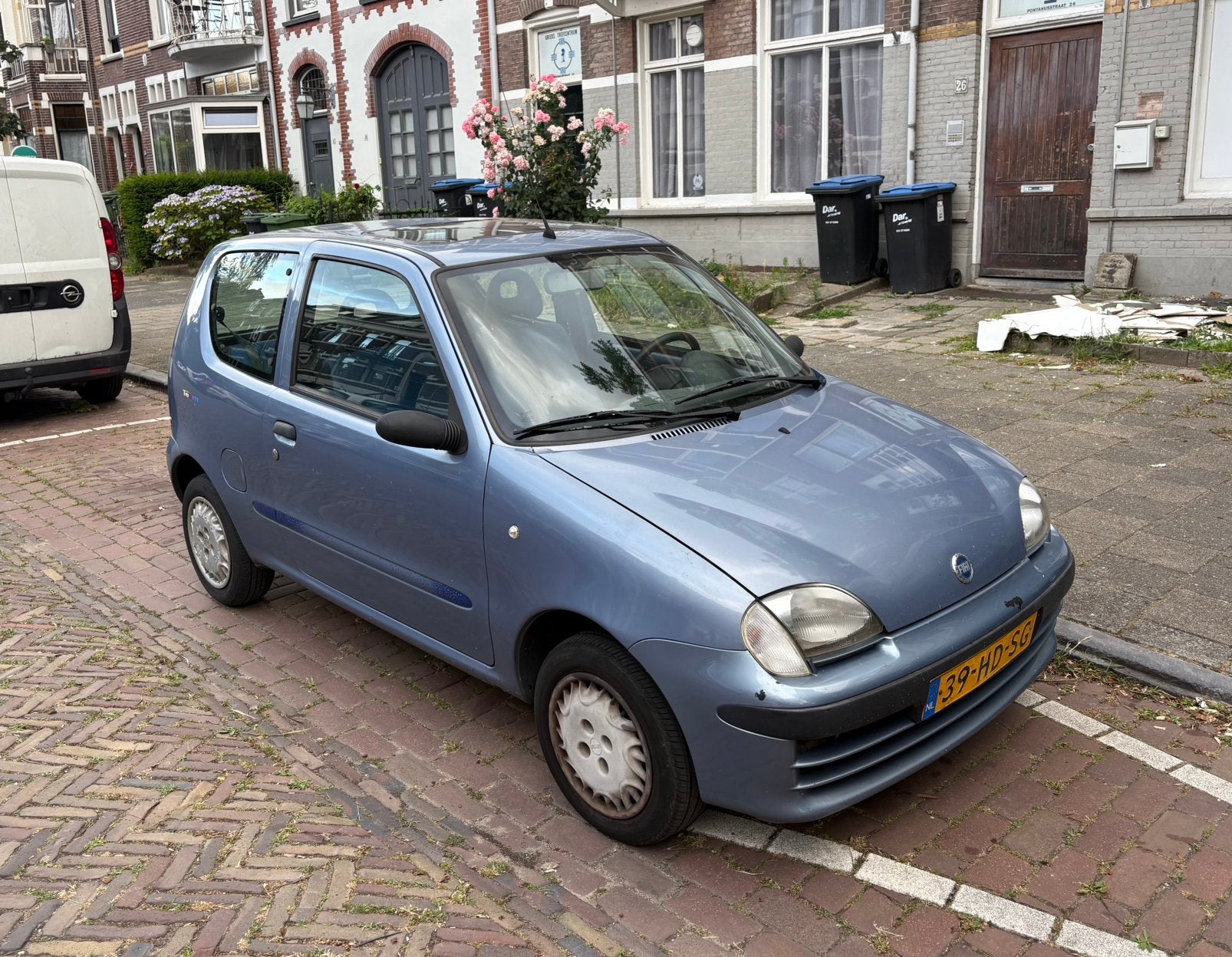 Fiat Seicento 1.1 2001 Nieuwe APK, Voorwielaandrijving, Stof, Origineel Nederlands, 400 kg