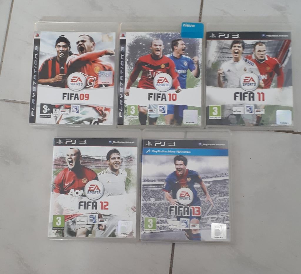 Playstation 3 FIFA 9 tm 15,17 en 18, Ophalen of Verzenden, Zo goed als nieuw, Sport, 3 spelers of meer