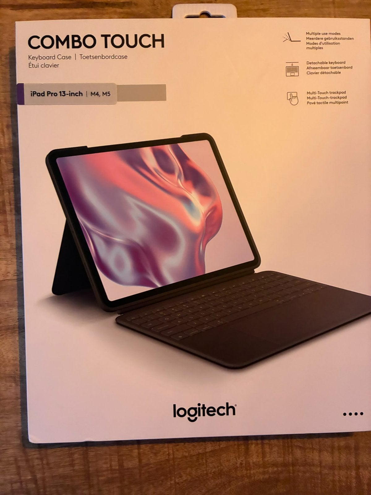 Logitech combo touch iPad pro 13 inch / nieuw