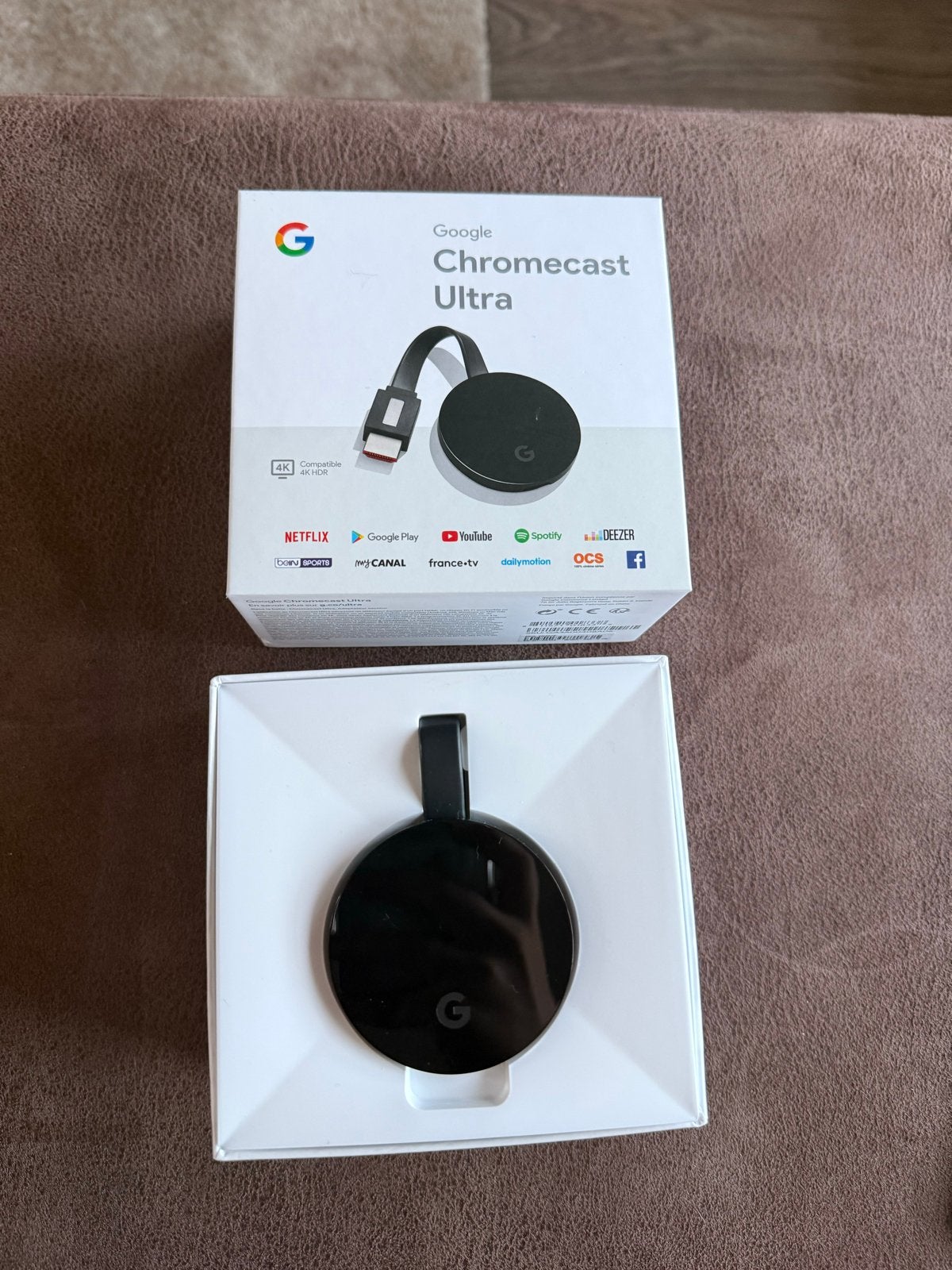 Chromecast Ultra 4K, Audio, Tv en Foto, Mediaspelers, Ophalen of Verzenden, Nieuw
