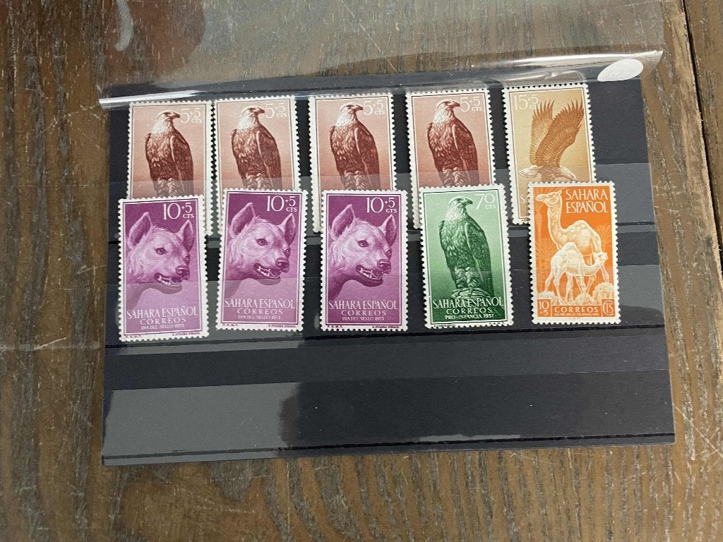 oude postzegels Spanje spaanse sahara kaart 153, Postzegels en Munten, Postzegels | Europa | Spanje, Verzenden