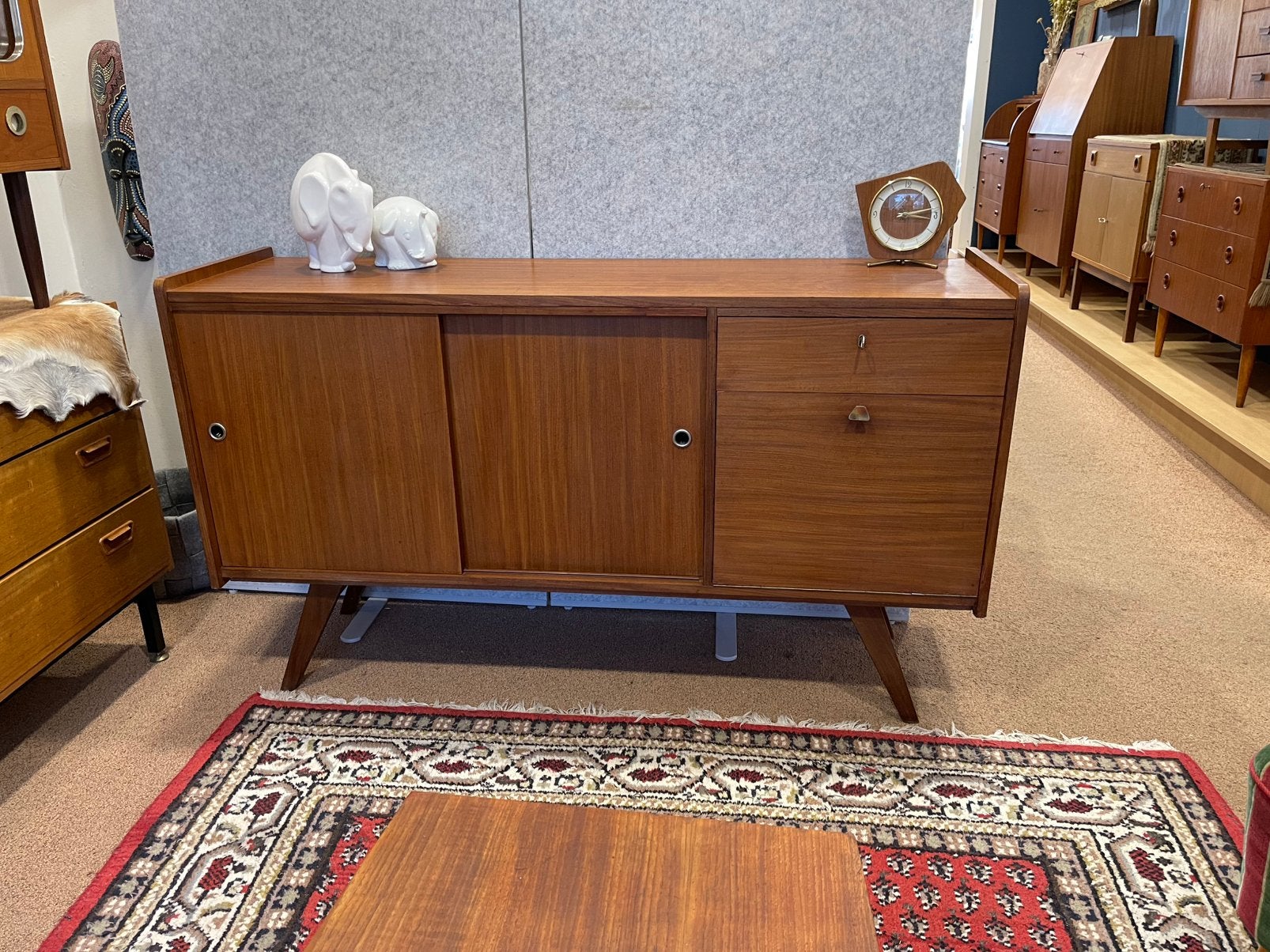 Vintage dressoir sixties, Ophalen, O, O, Teakhout