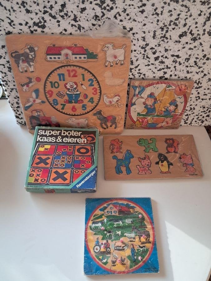 houten oude simplex toys puzzels, Ophalen of Verzenden, Meer dan 50 stukjes, 6 jaar of ouder, Van hout