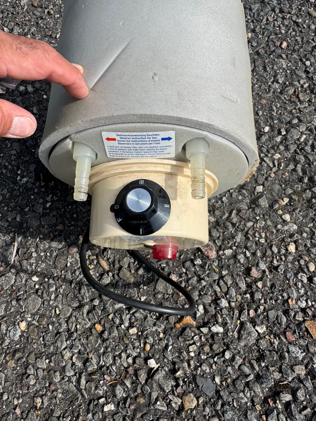 Caravan / Camper Elgena KB-6 230v 660W 6 ltr boiler., Caravans en Kamperen, Ophalen of Verzenden, Zo goed als nieuw