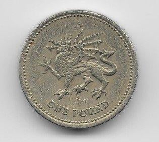 Verenigd Koninkrijk 1 pound 2000 "Welsh Dragon" KM# 1005, Postzegels en Munten, Munten | Europa | Niet-Euromunten, Verzenden, Overige landen