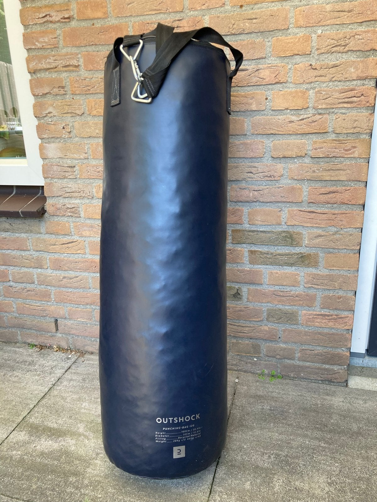 Outshock Bokszak 120 cm - Zo goed als nieuw, Sport en Fitness, Ophalen, Zo goed als nieuw, Bokszak