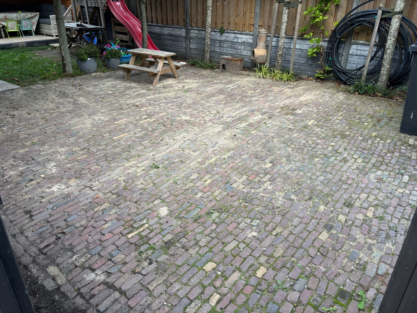 Gratis! Gebakken klinkers 30m2, Tuin en Terras, Tegels en Klinkers, Ophalen, Overige materialen, Gebruikt, Klinkers