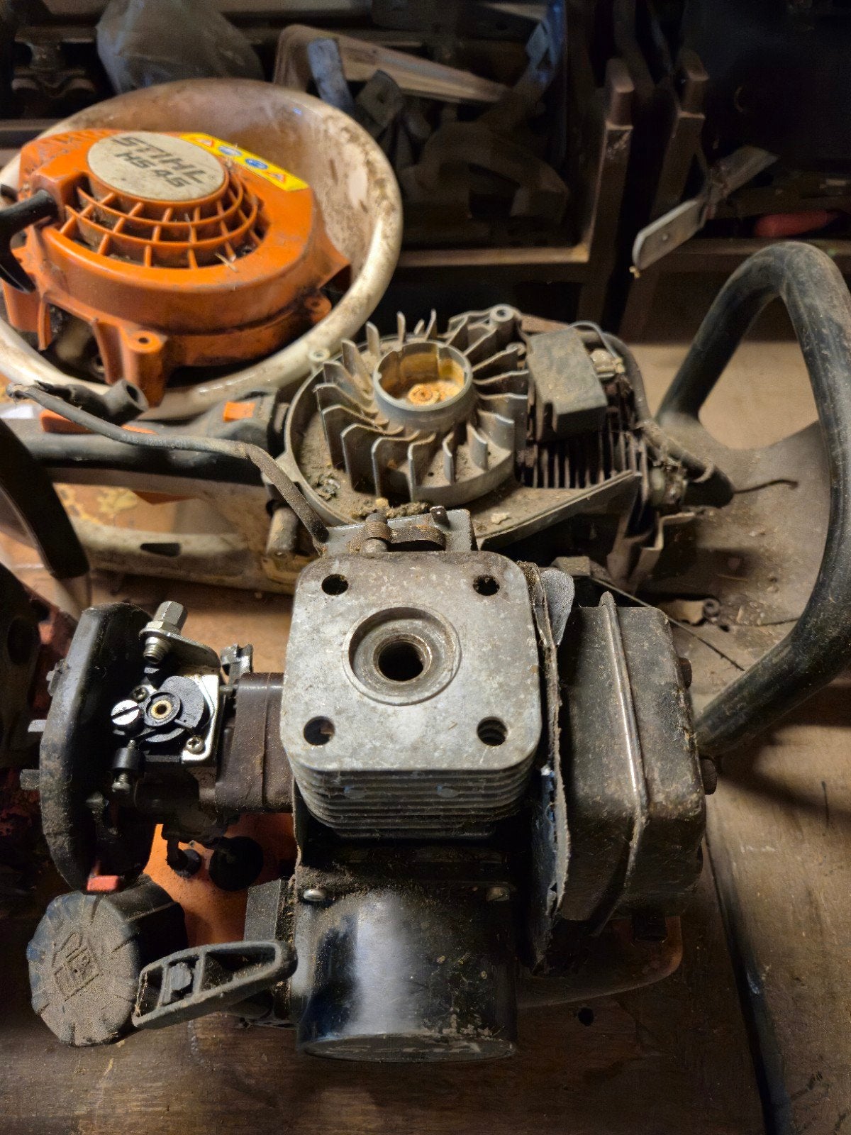 Stihl Heggenschaar Onderdelen en Hitachi Sstar Motor, Ophalen of Verzenden, Gebruikt