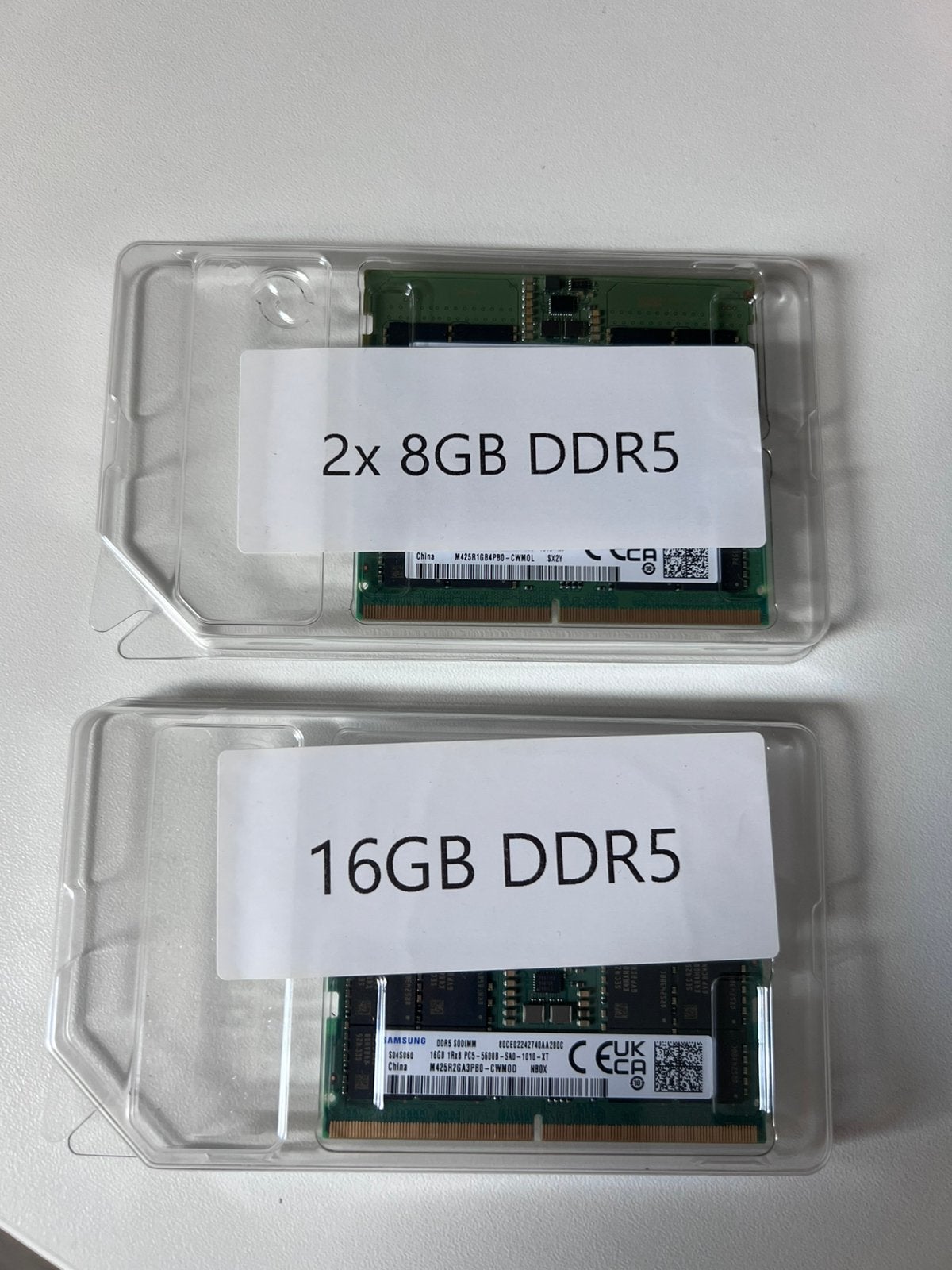 Samsung 32GB DDR5 5600MHz werkgeheugen (2x 8GB, 1x 16GB RAM), Computers en Software, 32 GB, Nieuw, Ophalen of Verzenden, DDR5
