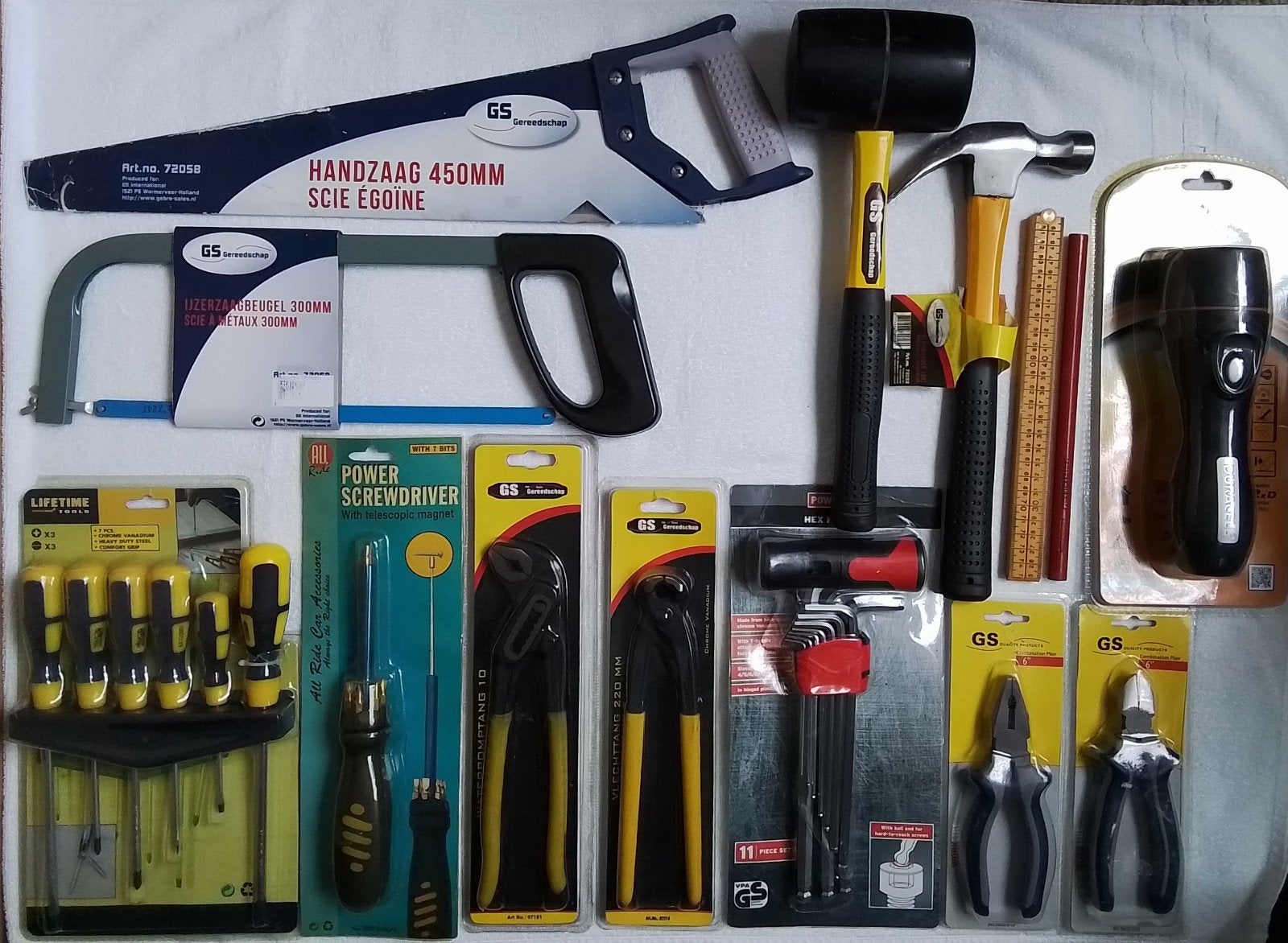 Mooie set Handgereedschap, Ophalen, Nieuw, Gereedschapsset
