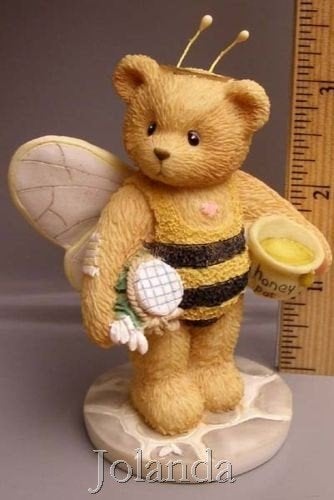 Cherished Teddies Bea halloween, Ophalen of Verzenden, Zo goed als nieuw, Beeldje, Cherished Teddies