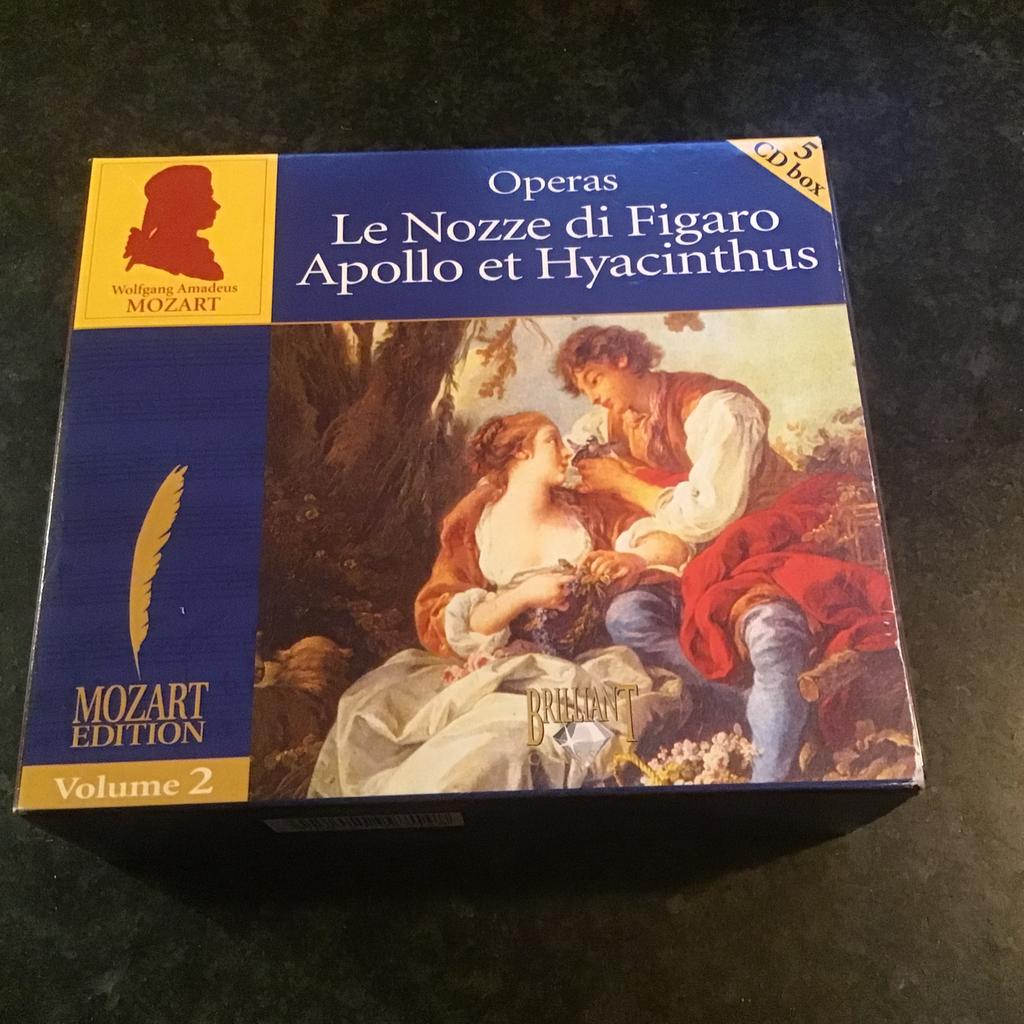 5 cd’s opera Le Nozze di Figaro Mozart edition apollo Hyca, Ophalen of Verzenden, Classicisme, Zo goed als nieuw, Opera of Operette