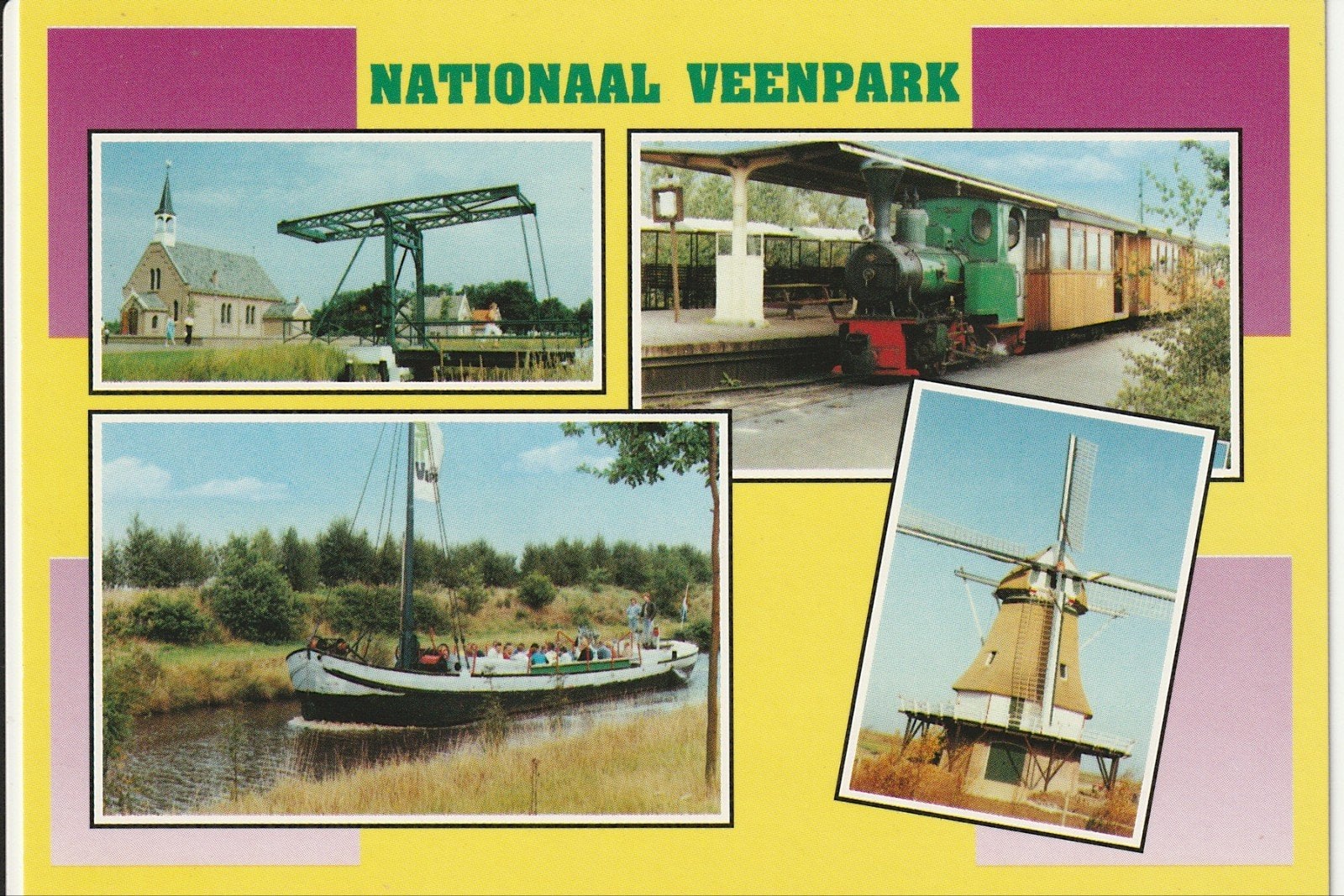 EMMEN BARGER COMPASCUUM NATIONAAL VEENPARK STOOMTREIN SCHIP, Ophalen of Verzenden, 1980 tot heden, Ongelopen, Drenthe