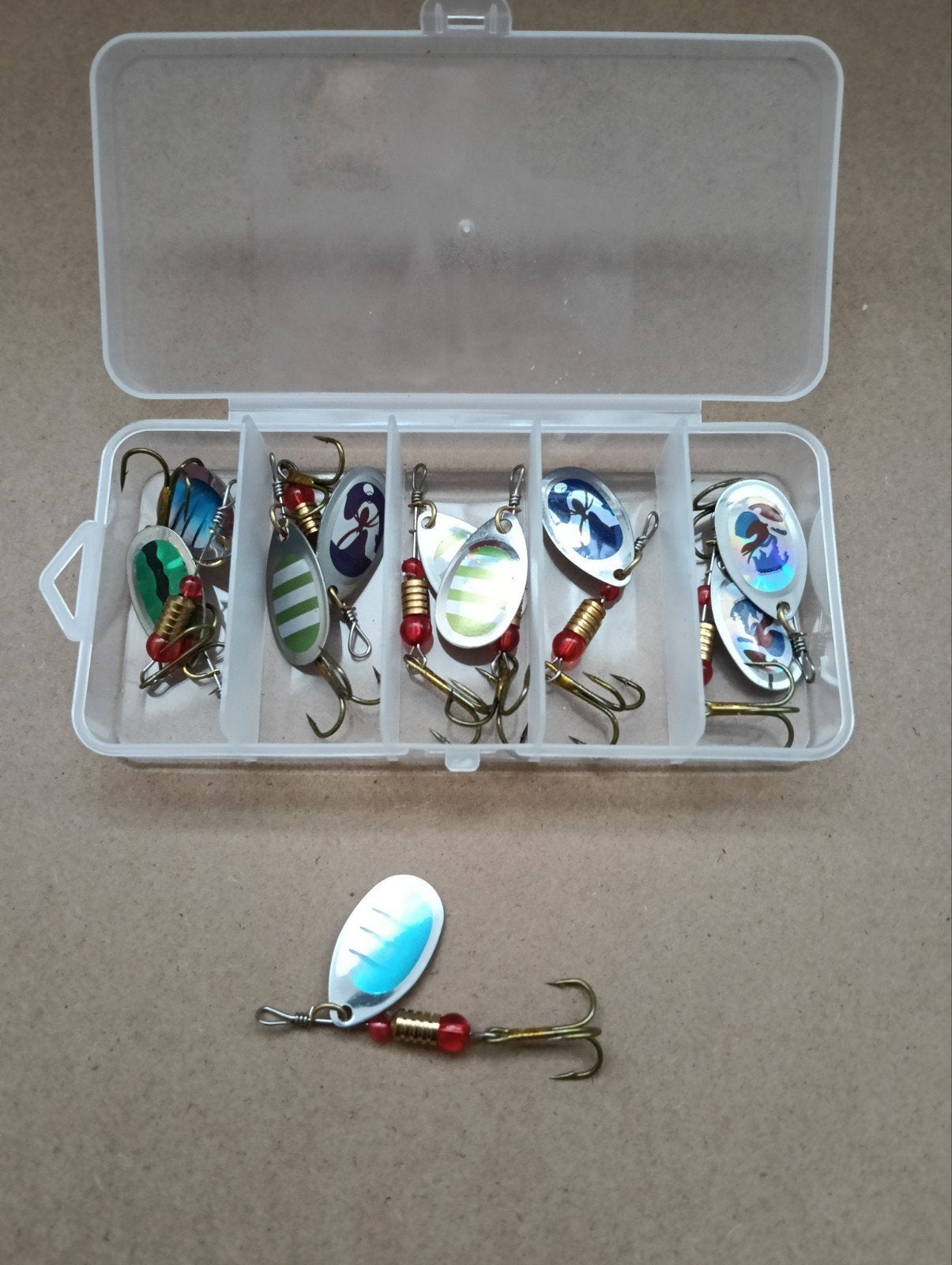 10x Spinners Meerkleurig 6cm 3 gram, Ophalen of Verzenden, Nieuw, Overige typen