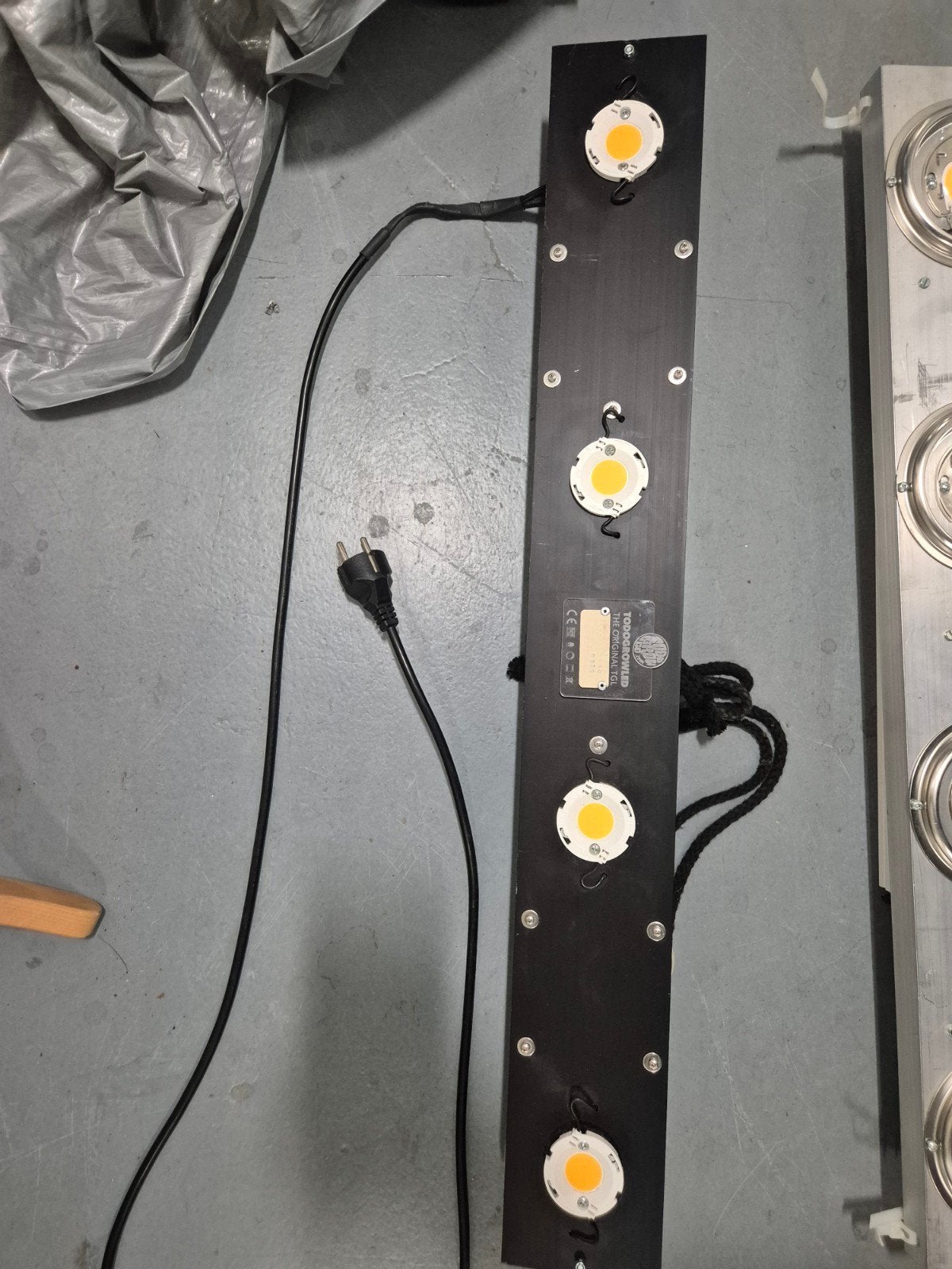 2x Todo Grow Led + 1x Zilver Led Kweeklampen, Gebruikt, Overige typen, Aluminium, Ophalen of Verzenden