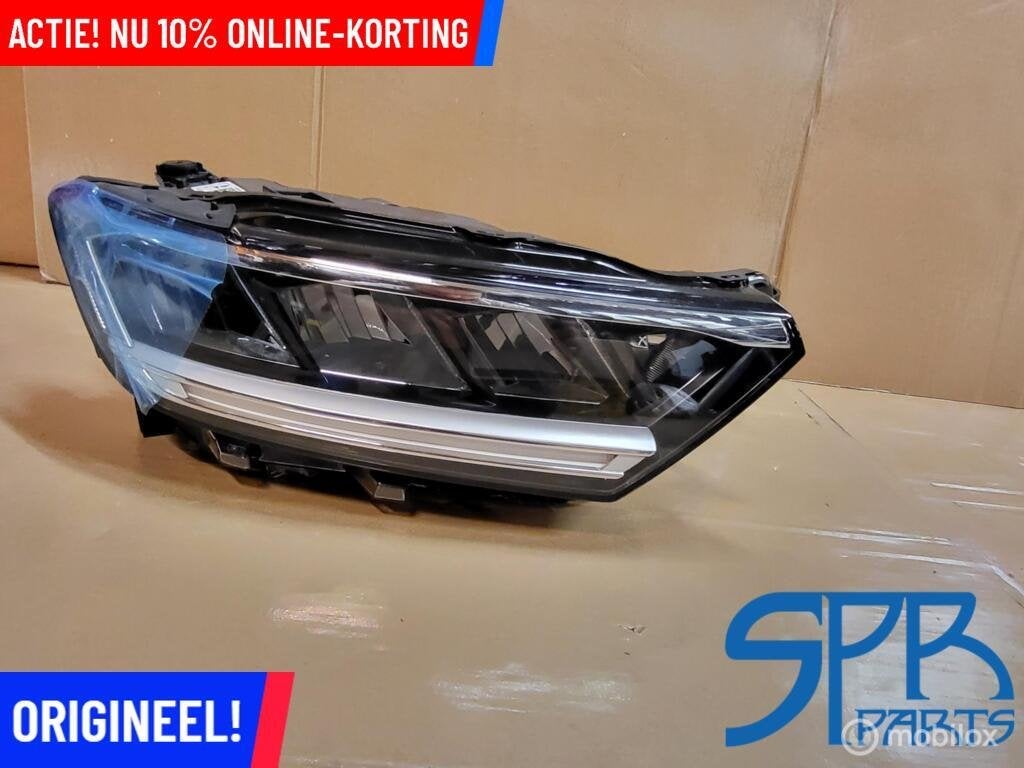 VW T-ROC FACELIFT FULL LED KOPLAMP RECHTS NIEUW ORIGINEEL UK, VOLKSWAGEN, Volkswagen, Nieuw, Ophalen of Verzenden