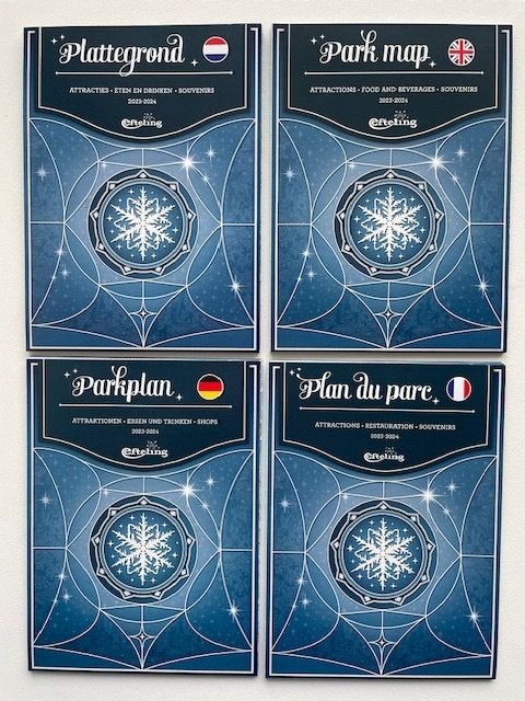 Efteling Pattegrond set 2023 2024 IJskristal, Verzamelen, Efteling, Ophalen of Verzenden, Nieuw, Gebruiksvoorwerp