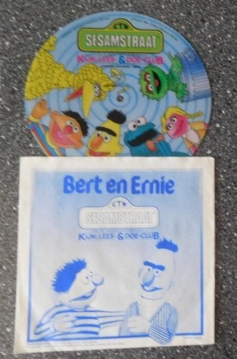 Sesamstraat - Bert en Ernie (flex-single) (vanaf € 2,50), Ophalen of Verzenden, Zo goed als nieuw, 7 inch, Overige genres