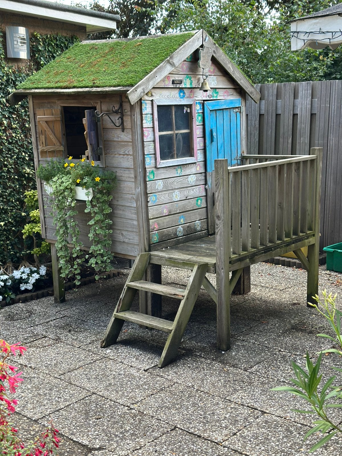 Speelgoed Tuinhuisje van hout GRATIS, Ophalen, Gebruikt, Hout