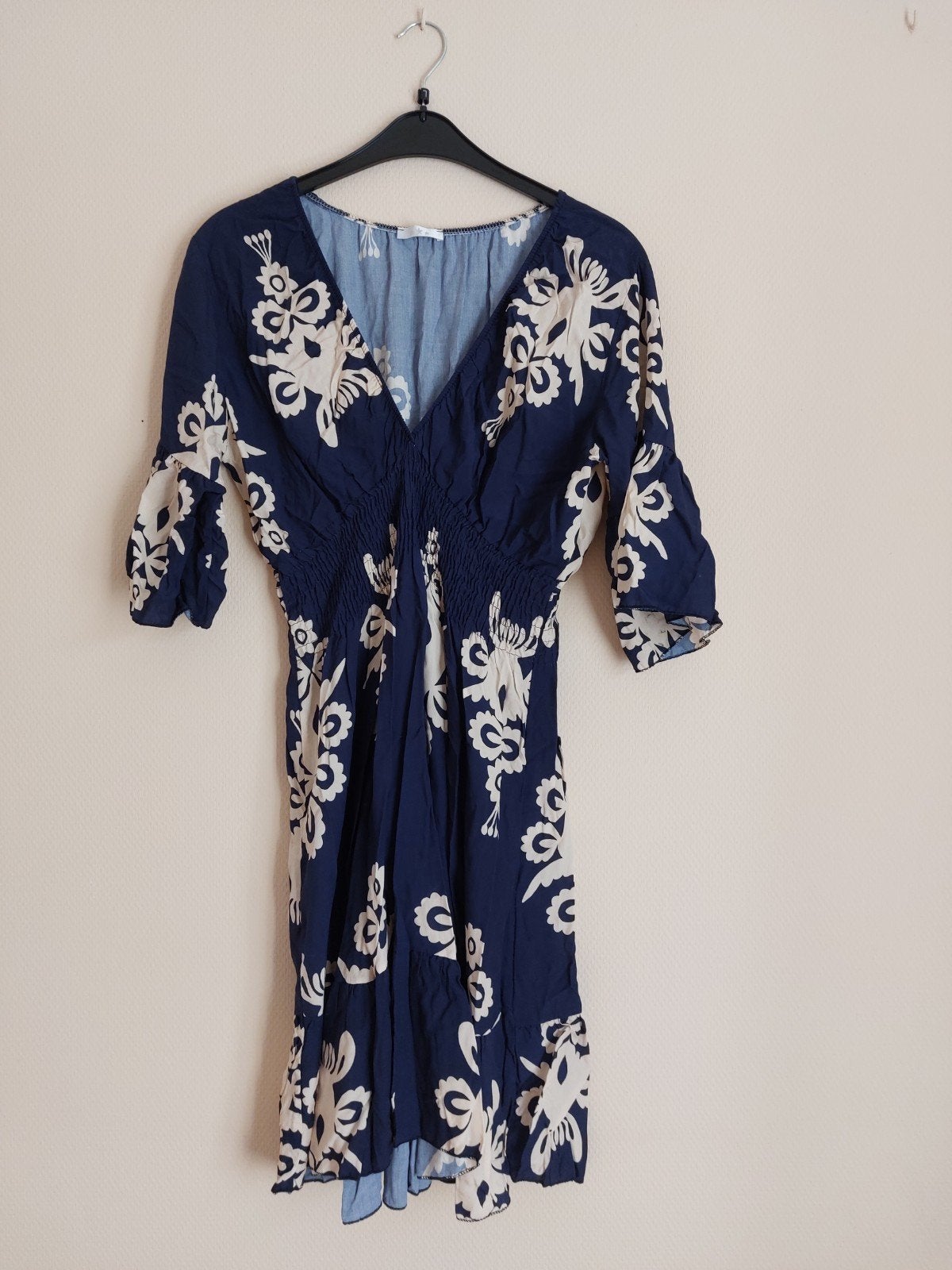 Strandjurk, Kleding | Dames, Jurken, Ophalen of Verzenden, Zo goed als nieuw, Blauw, Boven de knie